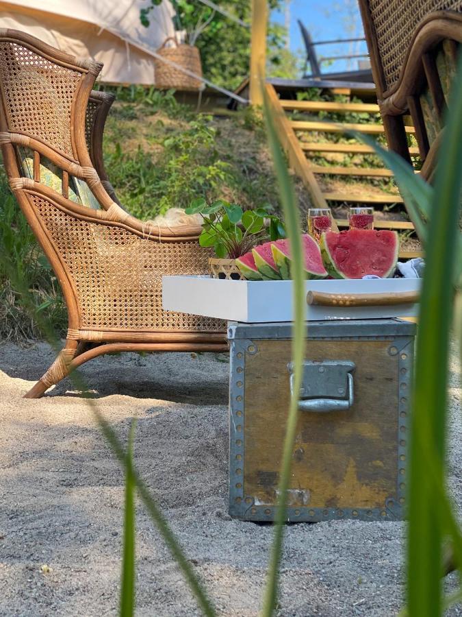 Готель Idyllisk Glamping Rett Ved Elven Шіен Екстер'єр фото
